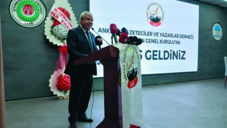 Ömer Uzun, Ankara Gazeteciler ve Yazarlar Derneği Başkanlığına Yeniden Seçildi