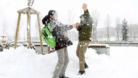 İstanbul’da Yoğun Kar Yağışı! Bir İlçede Okullar Tatil Edildi
