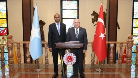 Millî Savunma Bakanı Yaşar Güler, Somali Savunma Bakanı ile görüştü