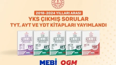 MEBİ Platformunda YKS 2018-2024 Çıkmış Soru Kitapları ve Çözüm Videoları Yayınlandı