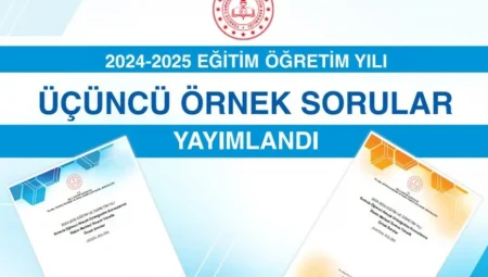 LGS’ye Hazırlanan Öğrencilere Yeni Destek: Üçüncü Örnek Sorular ve Video Çözümleri Yayınlandı